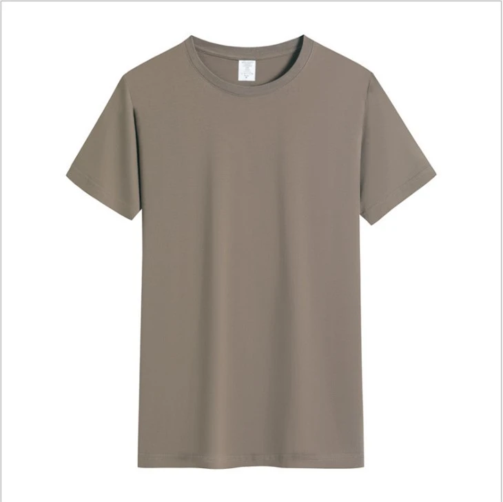 100% Cotton Fitted Tshirt Kustom Sutra Layar Bordir Cetak Logo Kualitas T Shirt